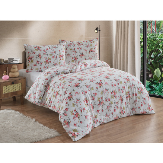 Povlak flanel Rosario red