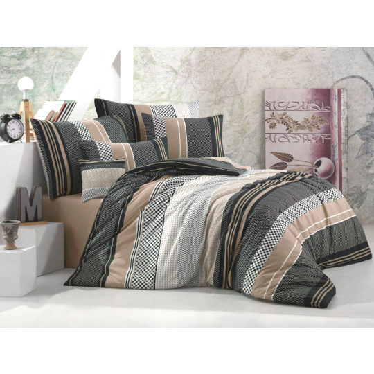 Povlečení bavlna 140x200, 70x90cm Sorento beige