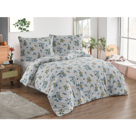 Povlak flanel Olívie blue