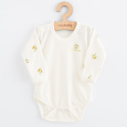 Kojenecké body s dlouhým rukávem z organické bavlny New Baby Olivy