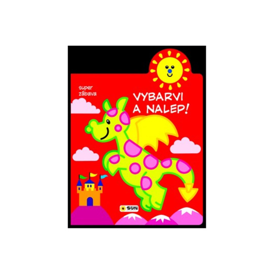 Vybarvi a nalep! - Dráček - super zábava