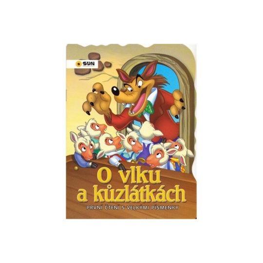 O vlku a kůzlátkách - První čtení s velkými písmenky