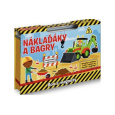 Náklaďáky a bagry - Box s magnety
