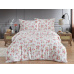 Povlečení francouzské krep 240x220, 70x90 Rosario red