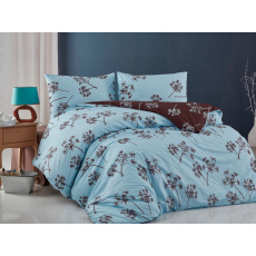 Povlečení francouzské bavlna 240x220,70x90 Liana blue
