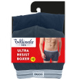 ULTRA RESIST BOXER 2x - Dvojbalení bavlněných boxerek - šedá - modrá