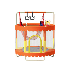 Dětská trampolína SEDCO 150 cm s ochrannou sítí,houpačkou a vybavením
