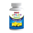 Neo Peques Omega 3 DHA – veganské gumové bonbony s omega 3, cholinem + vitaminy B3, B6 a B12, 30 ks>