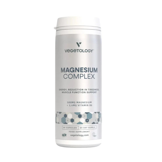 Vegetology Hořčíkový komplex + Vitamín B6, 60 kapslí>
