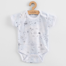 Kojenecké body s krátkým rukávem New Baby For Babies ocean