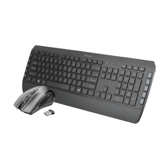 TRUST Tecla-2 Wireless Keyboard with mouse US