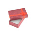 Dárková krabička pro pár náušnic, prstýnek a přívěšek - Červená