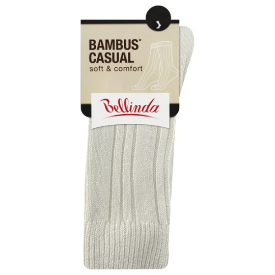 BAMBUS CASUAL UNISEX SOCKS - Zimní bambusové ponožky - béžová