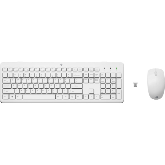 HP 230 klávesnice a myš/bezdrátová/white