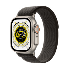 Apple Watch Ultra/49mm/Titan/Sport Band/Black-Gray Trail