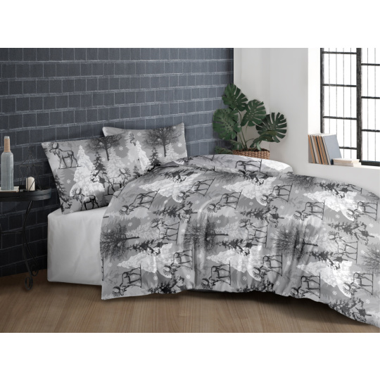 Vánoční povlečení francouzské bavlna 240x220,70x90 Lara
