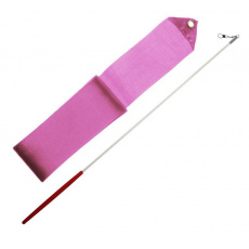 Gymnastická stuha + tyčka - růžová