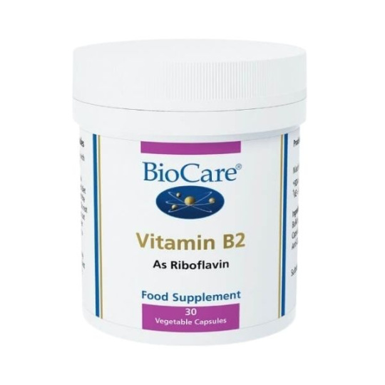 Vitamin B2 (riboflavin), 50 mg, 30 kapslí>