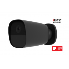iGET SECURITY EP26 Black - WiFi bateriová FullHD kamera, IP65, samostatná i pro alarm M5-4G a M4, CZ