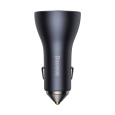 Baseus CGJP010013 Nabíječka do Auta Triple Quick Charger USB/USB-C/USB-C 65W Dark Grey
