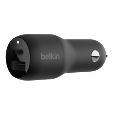 Belkin Duální nabíječka do auta s PPS 37W (25W USB-C, 12W USB-A),černá