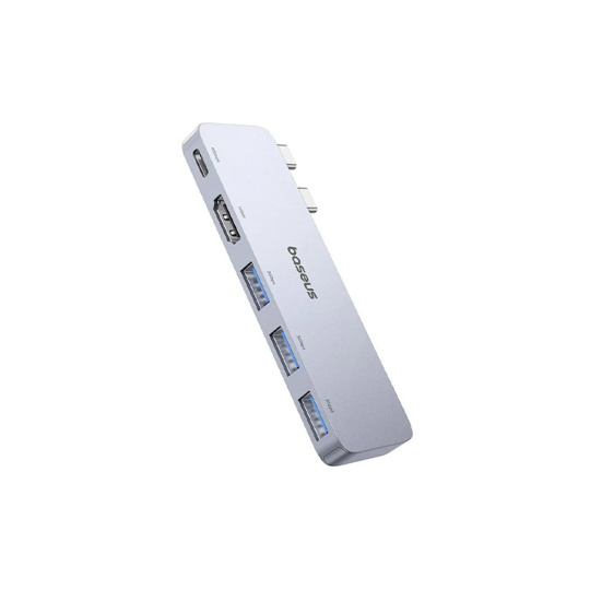 Baseus Dokovací stanice Ultra Joy 5v1 (USB-C PD, 3xUSB 3.0, HDMI) šedá