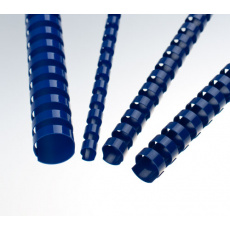 Plastové hřbety 12,5 mm, modré
