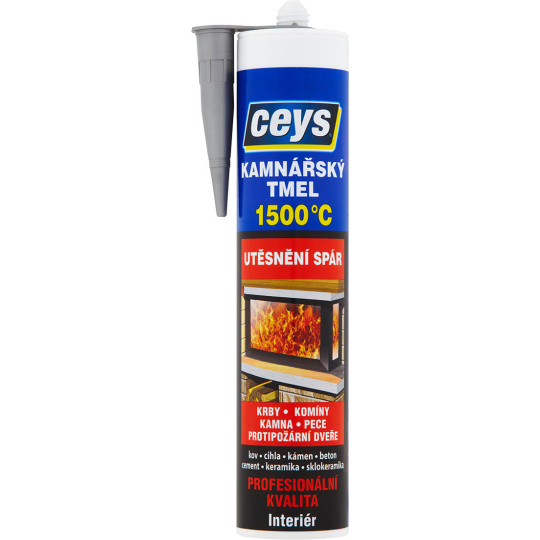 tmel kamnářský 310ml ČER (+1500°C) CEYS