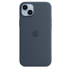 iPhone 14+ Silicone Case with MS - Storm Blue iPhone 14+ Silicone Case with MS - Storm Blue