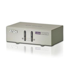 Aten 2-port KVM USB, audio 2.1, včetně kabelů