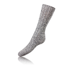 NORWEGIAN STYLE SOCKS - Zimní unisex ponožky - šedá
