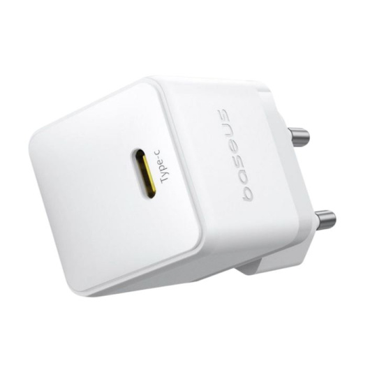 Baseus Rychlonabíječka do sítě Palm 20W USB-C PD QC 3.0 bílá