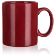 hrnek 350ml MAT BORDO keramický