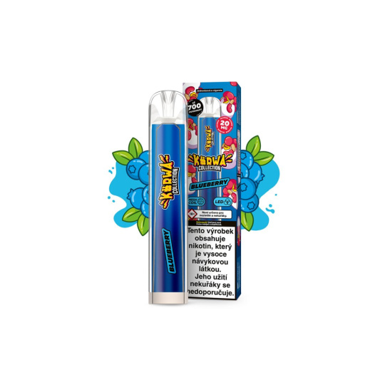 Kurwa Collection Blueberry 700 potahů, 20mg/ml, 10ks