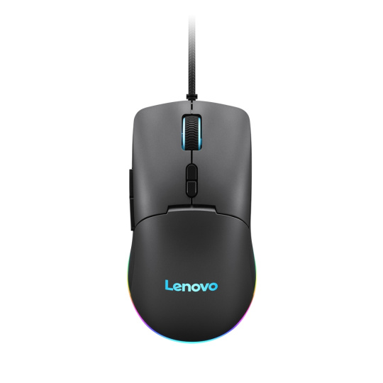 Lenovo M210 RGB/Herní/Optická/Pro praváky/8 000 DPI/Drátová USB/Černá