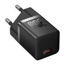 Baseus Rychlonabíječka do sítě GaN5 Mini 30W EU černá Baseus Rychlonabíječka do sítě GaN5 Mini 30W EU černá