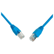 SOLARIX patch kabel CAT5E SFTP PVC 0,5m modrý