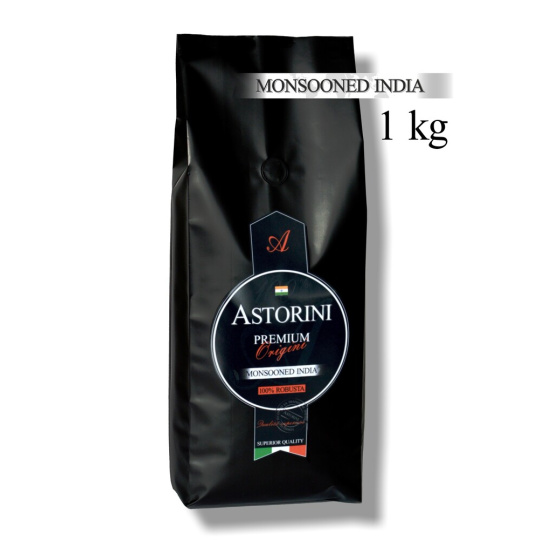 ASTORINI PREMIUM Monsooned India zrnková káva 1kg