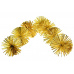 Vánoční ježci na vlasci (8cm) - Zlaté