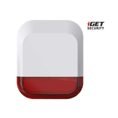 iGET SECURITY EP11 - venkovní siréna napájená baterií nebo adaptérem, pro alarm M5 iGET SECURITY EP11 - venkovní siréna napájená baterií nebo adaptérem, pro alarm M5