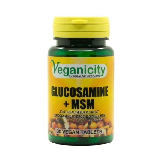 Veganicity Glucosamin HCL + MSM, 30 vegan tablet>