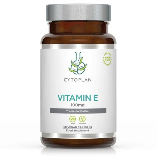 Cytoplan Vitamin E 100 mg, 60 vegan kapslí>