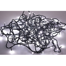 Vnitřní Vánoční LED osvětlení - Studená bílá 180 LED