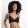 DIM DAILY DENTELLE WIREFREE SOFT CUP BRA - Dámská podprsenka bez kostic - černá