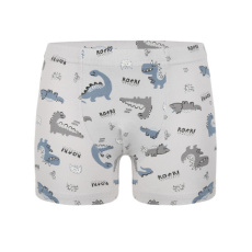 Dětské boxerky DET6 dino sv. šedá Dětské boxerky DET6 dino sv. šedá