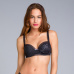 PLAYTEX UNDERWIRE BALCONNETTE BRA - Dámská krajková podprsenka s kosticemi (balkonetka) - černá