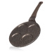 lívanečník GRANITE BROWN 26cm, 4 lívance, nepřilnavý povrch