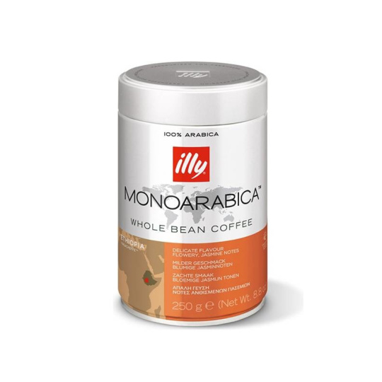 Illy Monoarabica Etiopia zrnková káva 250 g