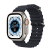 Apple Watch Ultra/49mm/Titan/Sport Band/Midnight Ocean
