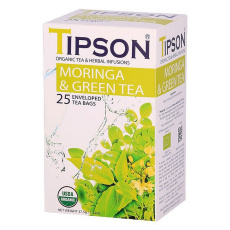 Tipson BIO čaj Moringa a zelený 25x1,5g